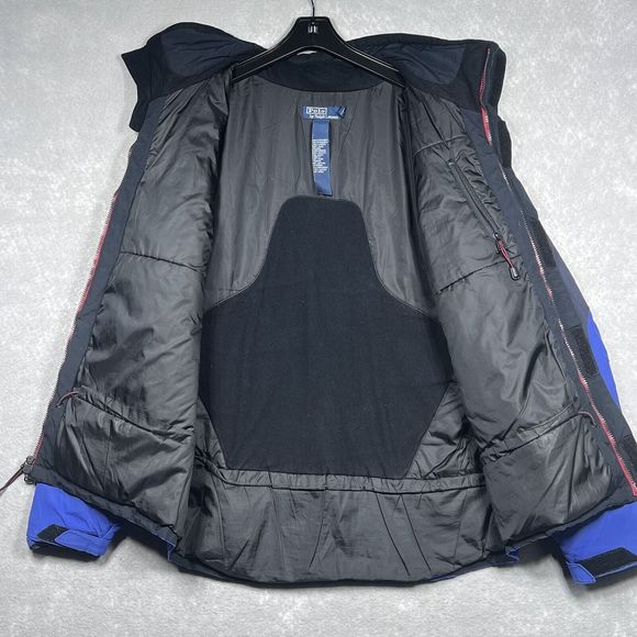 Polo Ralph Lauren Jacket Mens Size Large Navy Blue Polo Sports Jacket Pockets - Picture 9 of 16